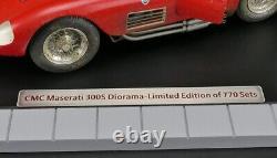 1/18 CMC Maserati 300S Dirty Hero special limited edition in mint condition