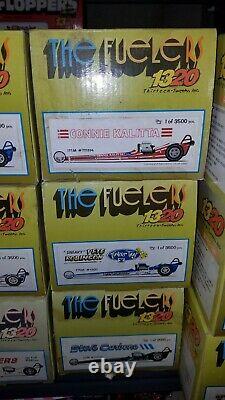 1320 The Fuelers. 18 Car Lot. Mint Condition! Snake, Mongoose, Green Elephant
