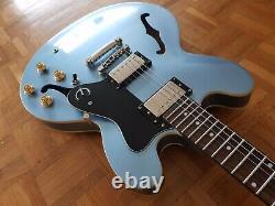 2010 Epiphone Dot ML Pellum Blue Limited Edition Superb Unmarked Condition