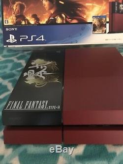 2TB Limited Edition Final Fantasy Type-0 Suzaku PS4 System Used Great Condition