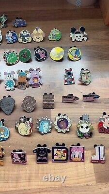 75 Disney Collectable hidden Micky Trading pins. Used condition