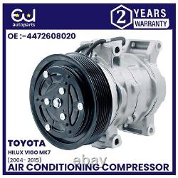 A/c Air Conditioning Compressor For Toyota Hilux Vigo Mk VII 2.5 3.0 883100k112