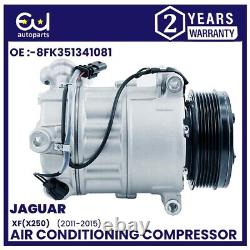 Air Conditioning A/c Compressor For Jaguar Xf X250 11-15 2.2 D C2z13666 C2z29596