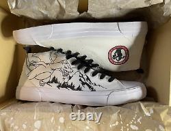 Akedo X Pokémon Charizard White Size 10 Hi-Tops Limited Edition Unworn Condition