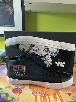 Akedo X Street Fighter Black Size 10 Hi-Tops Limited Edition Unworn Condition