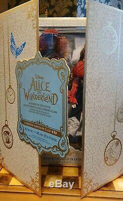 Alice in Wonderland and Mad Hatter, Disney Limited edition, excellent condition