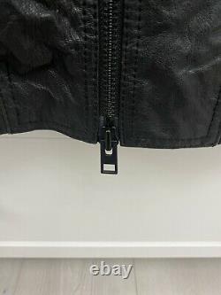 All saints black leather jacket Size M (Excellent Condition)