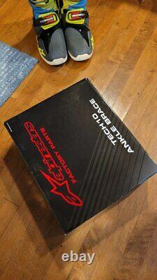 Alpinestars Tech 10 Size 10 Limited Edition Great Condition with Brand New Inner