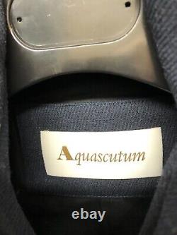 Aquascutum Coat 10/12 Ink Blue. Designer Limited Edition. Super Top Condition
