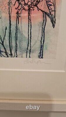 Art print by Ellie Hipkin, framed, signed, new condition. Limited edition 5/25