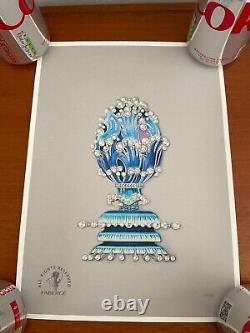 Artwork small limited-edition print of a Faberge Egg unframed perfect condition