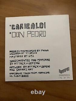 Attack & Defend Garibaldi Limited Edition 7 Red Vinyl Single Shape 001 Very Rare