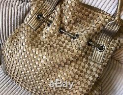 BOTTEGA VENETA limited edition woven leather bag, large, authentic, mint condition