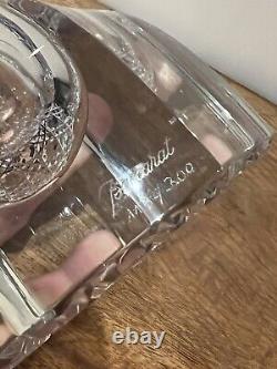 Baccarat Octagon Shape Crystal Inkwell Limited Edition 113/300 HARD TO FIND