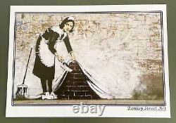 Banksy Set Of 12 Postcards Depicting Classic Banksy Works Very Good Condition
