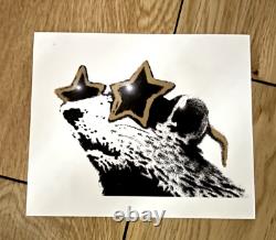 Banksy Stickers, Postcard and 2D Glasses Limited Edition 2010 Mint Condition