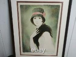 Bernard Charoy Signed Lithograph Limited Edition 77/150 Pristine Condition 32X25