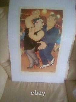 Beryl Cook Dirty Dancing Limited Edition Print 7- 650 Excellent Condition