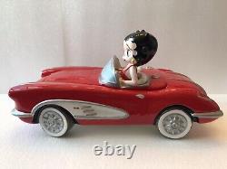 Betty Boop Limited Edition 1958 Corvette Cookie Jar Retired And Numbered