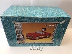 Betty Boop Limited Edition 1958 Corvette Cookie Jar Retired And Numbered