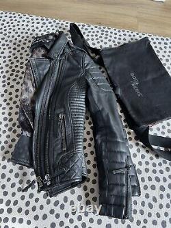 Boda Skins Womens Leather Jacket XXS Limited Edition. Perfect Condition