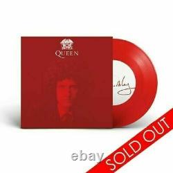 Brian May Queen We Will Rock You Limited Edition Red Vinyl 7 PRISTINE CONDITION
