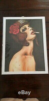 Brian Viveros The Evillast limited edition giclee Mint condition Sold out