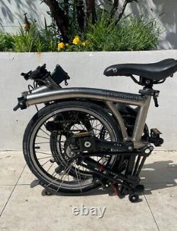 Brompton M6L Limited Edition Nickel 2016 Good Condition