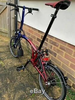 Brompton Nine Streets S6L, 2018, limited edition. Great condition, with upgrades
