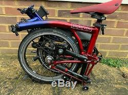 Brompton Nine Streets S6L, 2018, limited edition. Great condition, with upgrades