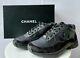 Chanel Cc Suede Triple Black Worn Once Pristine Condition Box Included