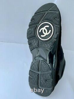 Chanel CC Suede Triple Black Worn ONCE PRISTINE CONDITION BOX INCLUDED