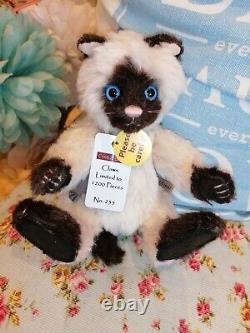 Charlie Bears Claws Cat Minimo Limited Edition Retired Tags Rare Great Condition