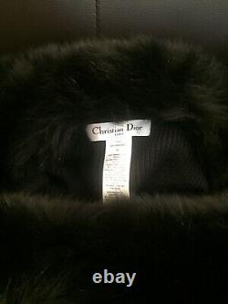 Christian Dior Fancy Limited Edition Dress In Perfect Condition With Fur Design