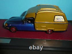 Citroen ID Motor Service Van (DS SHAPE) in Gold and Blue 143 Scale Matrix