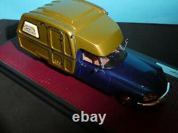 Citroen ID Motor Service Van (DS SHAPE) in Gold and Blue 143 Scale Matrix