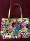 Coach Rare Limited Edition Glam Poppy Print Top Handle Bag In Pristine Condition