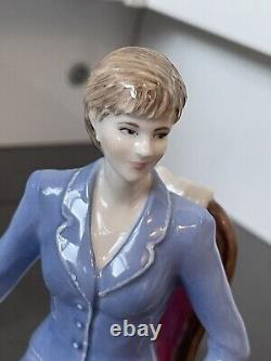 Coalport Figure Diana At Home Rare Figure Limited Edition Superb Condition