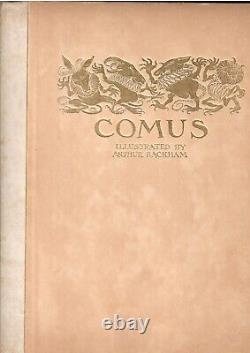 Comus by John Milton limited edition signed by Rackham lovely condition