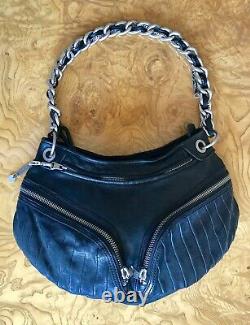 DIESEL Black Leather Handbag Limited Edition Excellent Condition