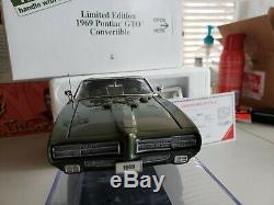 Danbury Mint Limited Edition #3125 1969 GTO Conv-COLLECTOR'S CONDITION-W PAPERS