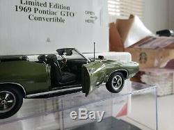 Danbury Mint Limited Edition #3125 1969 GTO Conv-COLLECTOR'S CONDITION-W PAPERS