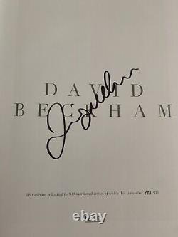 David Beckham Signed Book 183/500 limited edition mint condition