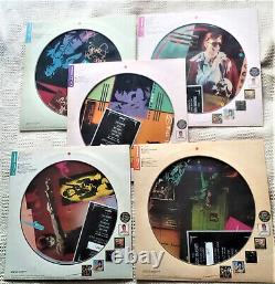 David Bowie Limited Edition Numbered 1984 Picture Disc Set Very Good Condition