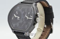 DeLaCour Bichrono Men's Watch Quartz 54MM Limited Edition 999 RAR Nice Condition