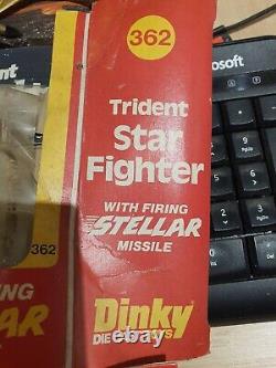 Dinky 362 GOLD Trident Starfighter Limited Edition Very Rare Excellent condition