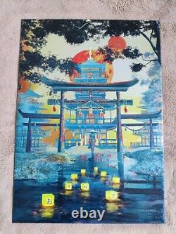 Displate Limited Edition Forbidden Temple Great Condition-a