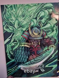Displate Limited Edition Ghostly Samurai Great Condition