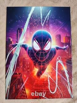 Displate Limited Edition Miles Morales Great condition (imperfections/fixed)