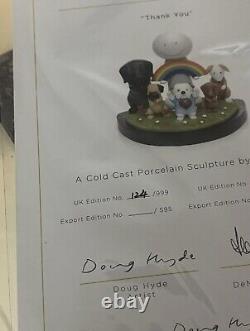 Doug Hyde Thank you Limited Edition Sculpture 124/999 NHS Mint Condition